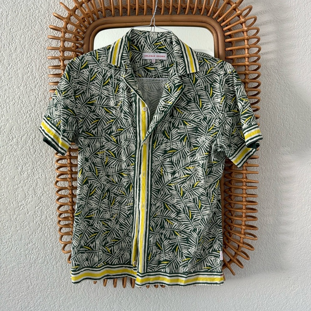 Orlebar Brown Men’s Camp Collar button down